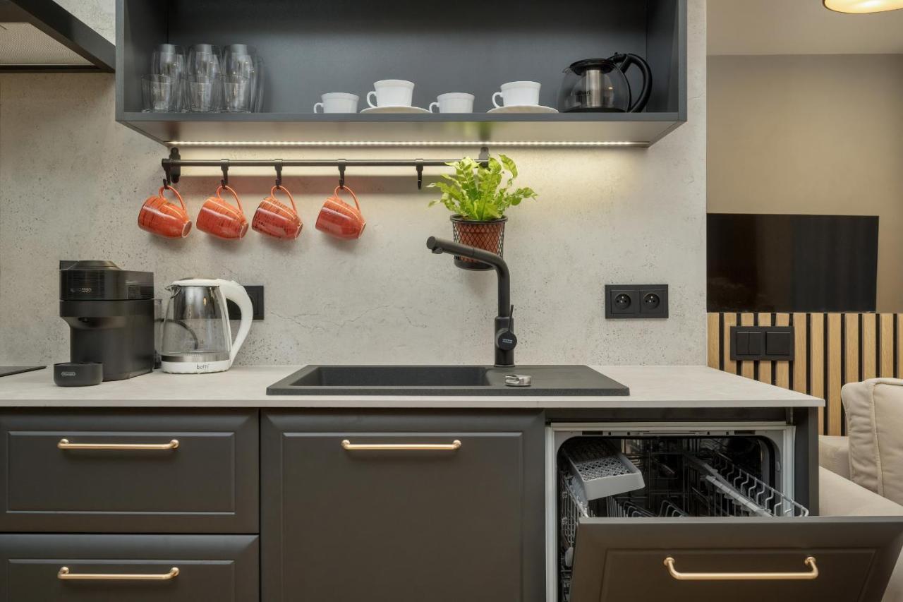 Apartment Black And Beige With Balcony And Parking In By Renters